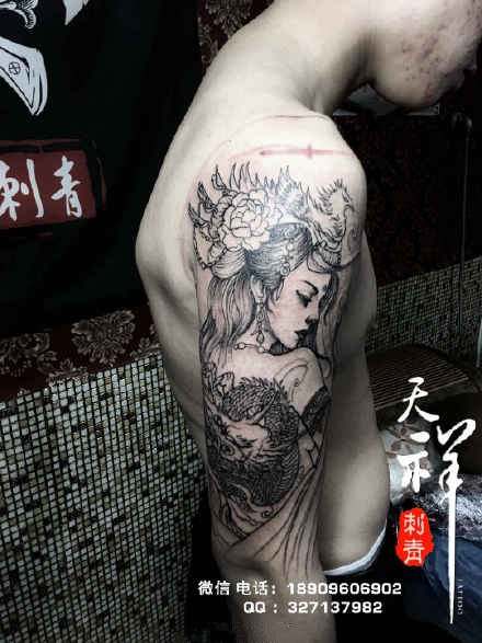 滁州纹身 安徽滁州天祥刺青的几款纹身店内作品