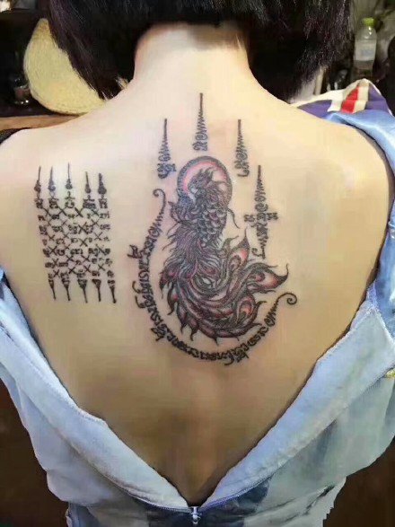 泰国纹身 16款泰国刺符纹身作品图案赏析