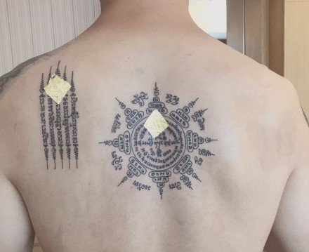 泰国刺符主题的9款纹身作品图片