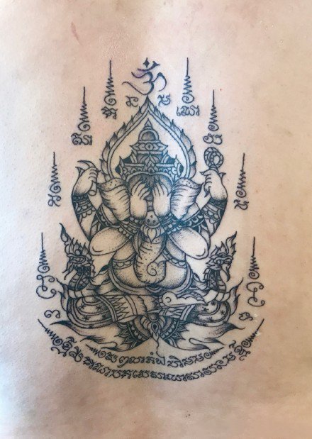 曼古王&曼古锋的9款泰国刺符纹身作品欣赏