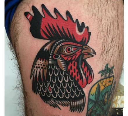 公鸡纹身 十二生肖之鸡纹身的9款纹身作品