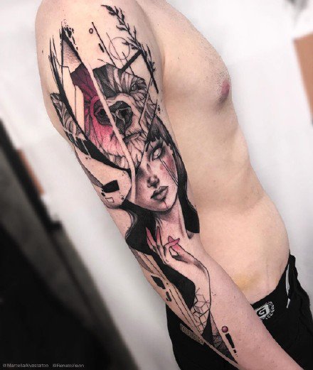 巴西纹身师Renato Vision创意纹身设计作品