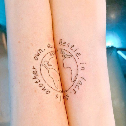 情侣小纹身 15款漂亮的情侣小刺青作品