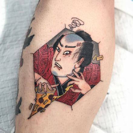 日式传统的9张纹身红黑色作品赏析