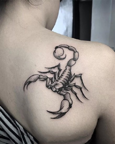 蝎子刺青 school的9款蝎子纹身作品赏析
