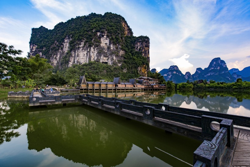 广西明仕田园风景图片(15张)