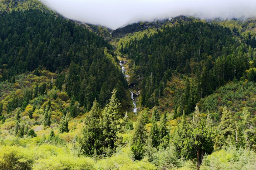 四川四姑娘山撵鱼坝风景图片(17张)