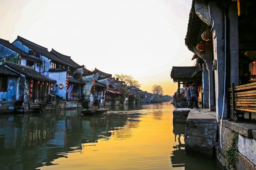 浙江西塘古镇风景图片(9张)