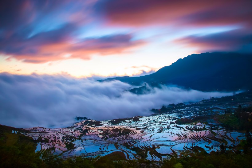 云南元阳梯田风景图片(12张)