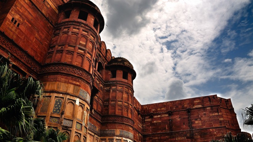 印度阿格拉红堡风景图片(11张)