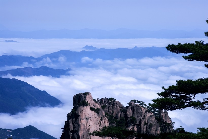 安徽黄山云海图片(6张)