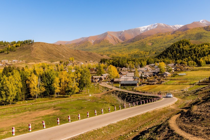 新疆白哈巴村风景图片(13张)