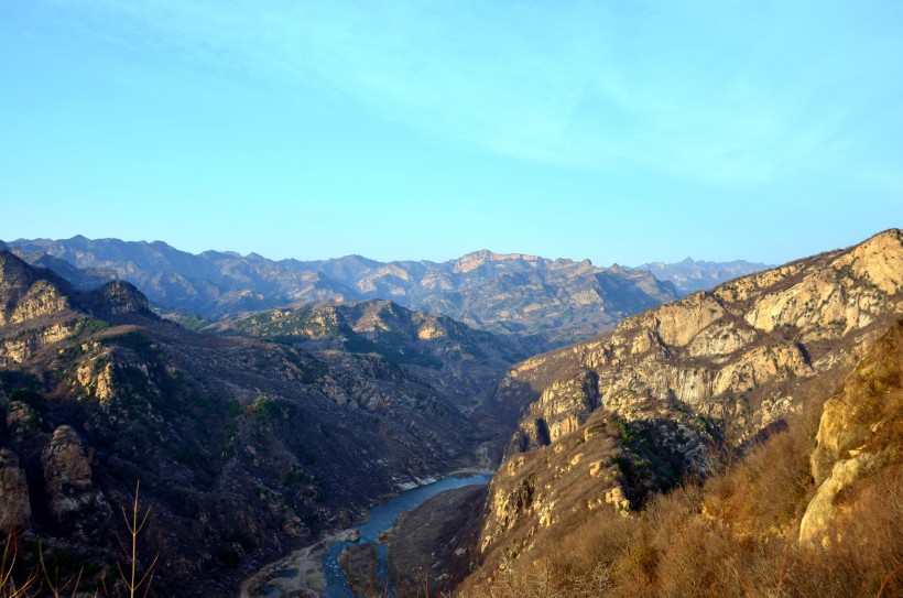 北京延庆白河峡谷风景图片(10张)