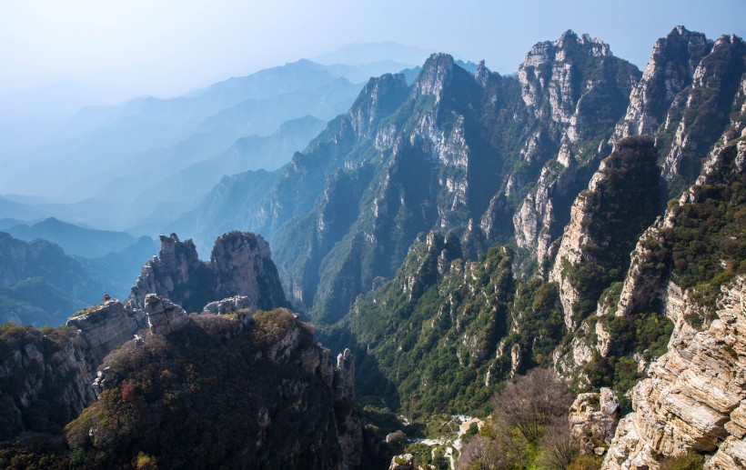 河北白石山风景图片(14张)