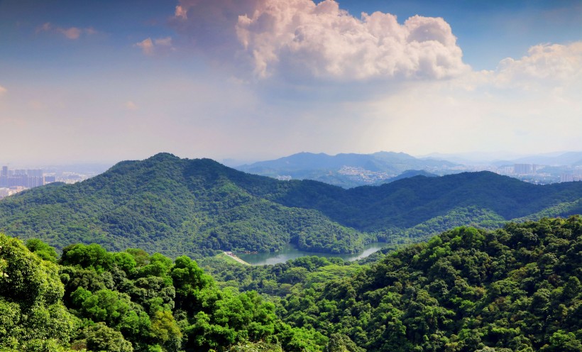 夏日广州白云山风景图片(7张)