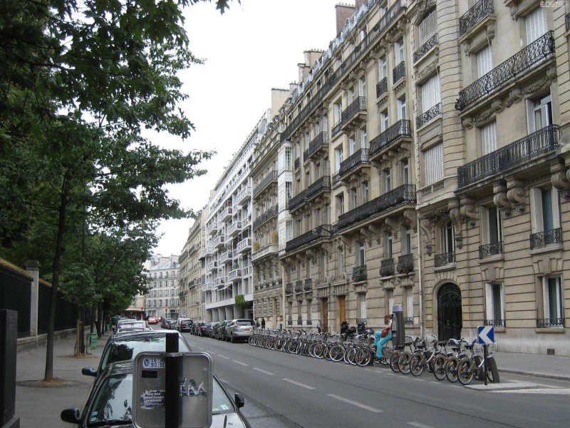 漂亮的巴黎小巷图片(9张)