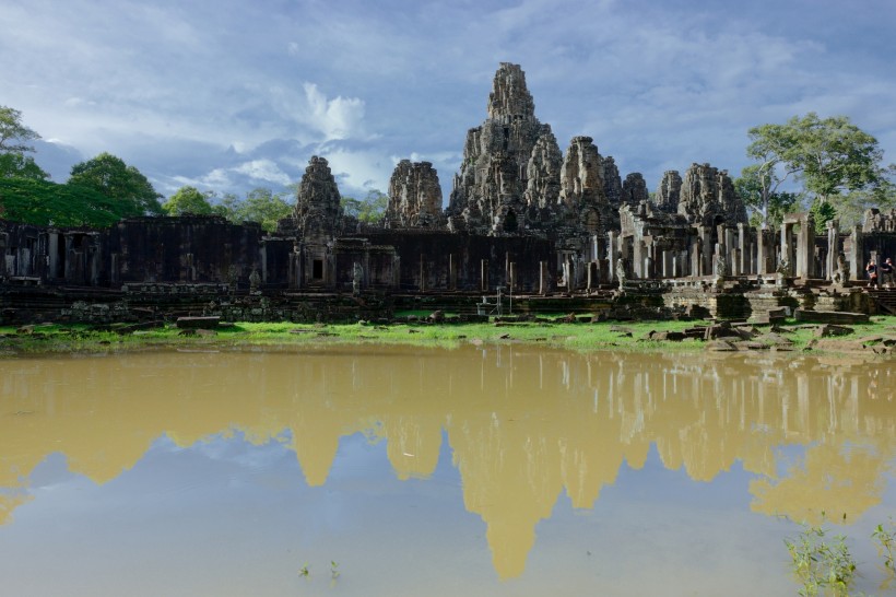 柬埔寨巴戎寺风景图片(16张)