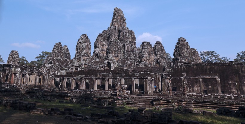 柬埔寨巴戎寺风景图片(14张)