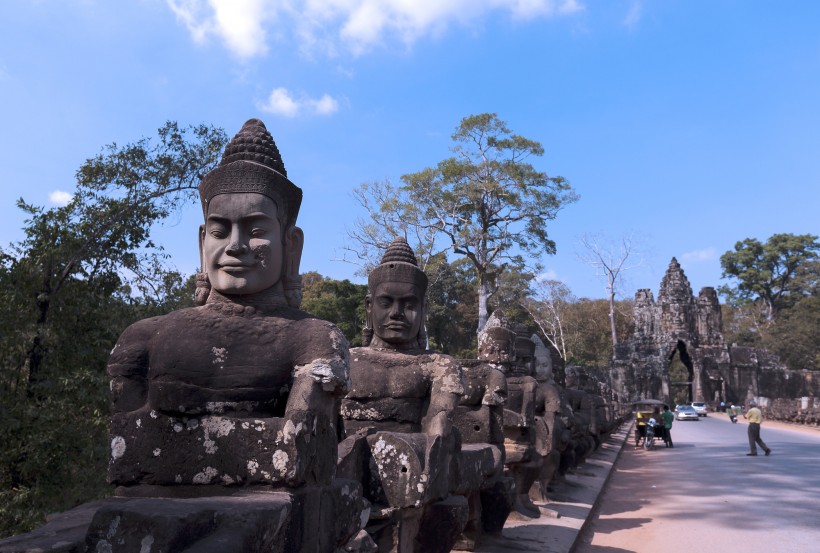 柬埔寨巴戎寺风景图片(14张)