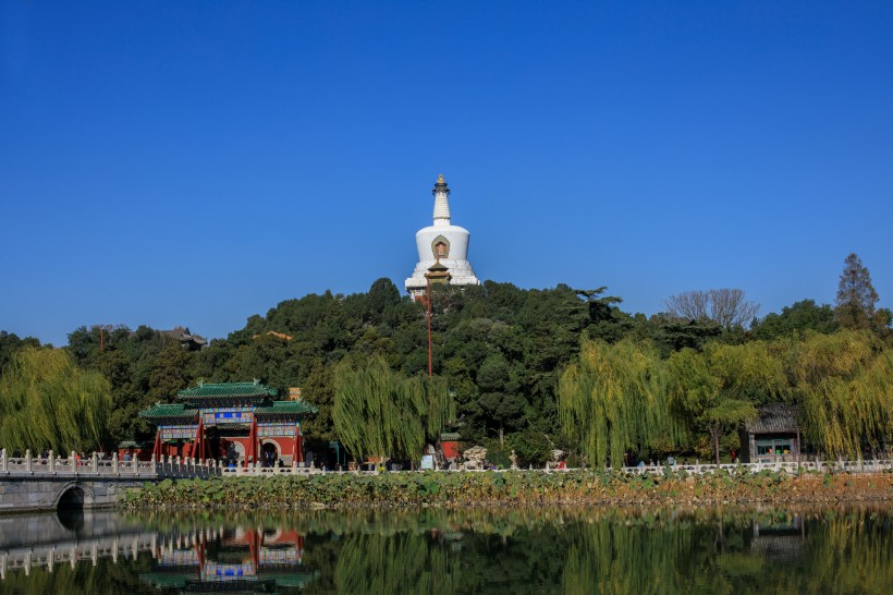 北京北海公园风景图片(12张)