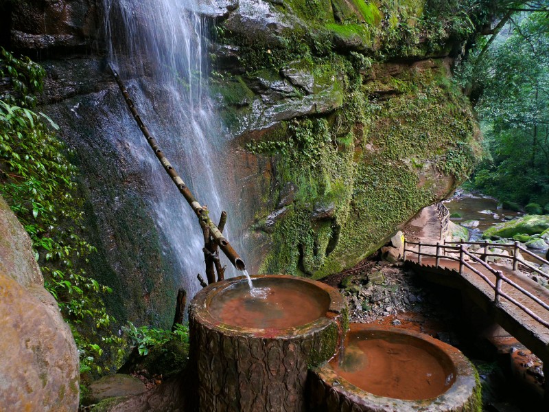 四川碧峰峡风景图片(17张)