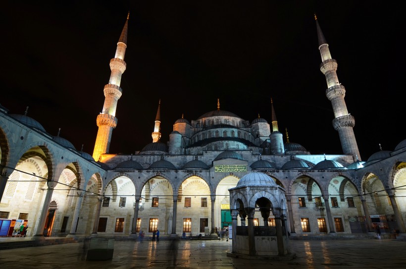 土耳其蓝色清真寺图片(12张)