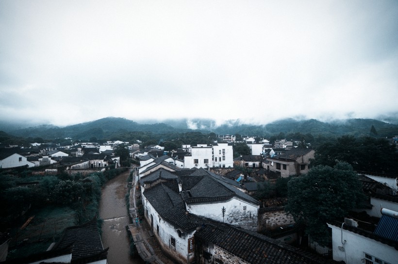 安徽查济古村风景图片(6张)