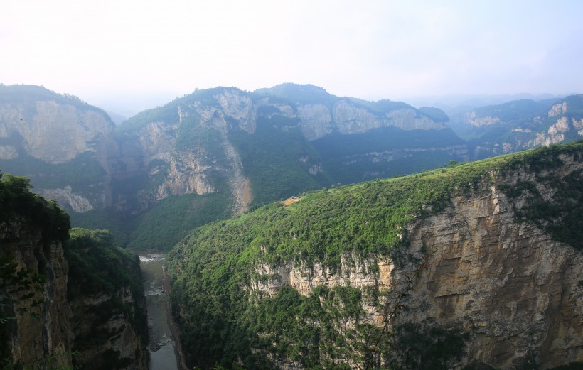 四川岔河大堰大峡谷风景图片(6张)