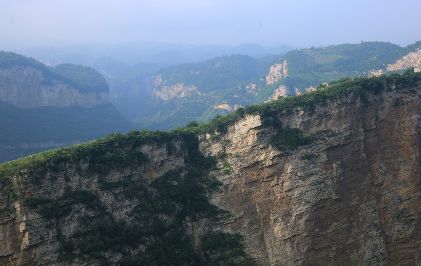 四川岔河大堰大峡谷风景图片(6张)