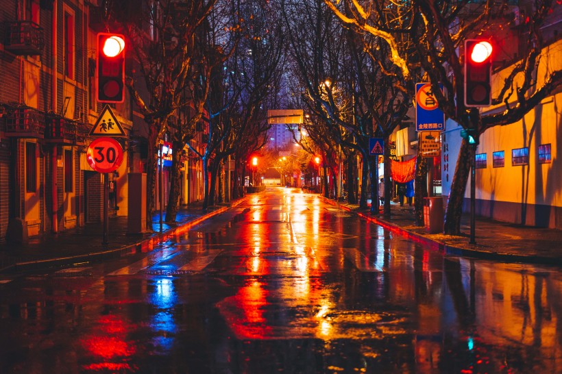 城市落寞的夜景图片(10张)