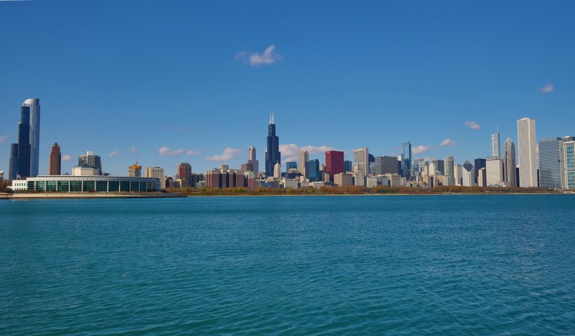 美国芝加哥城市风景图片(12张)