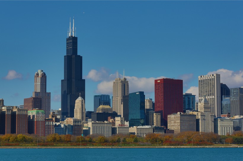 美国芝加哥城市风景图片(12张)