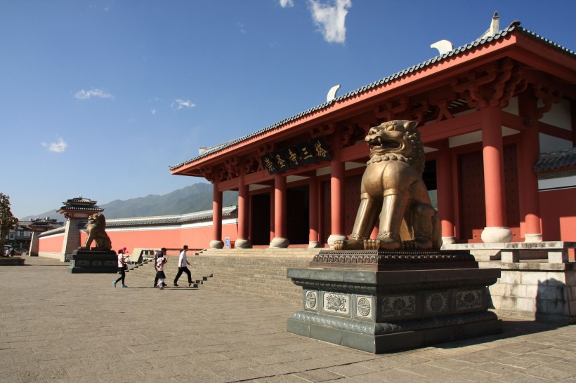 云南大理崇圣寺（三塔寺）风景图片(22张)