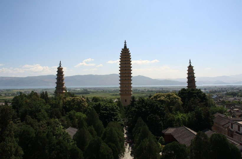 云南大理崇圣寺（三塔寺）风景图片(22张)