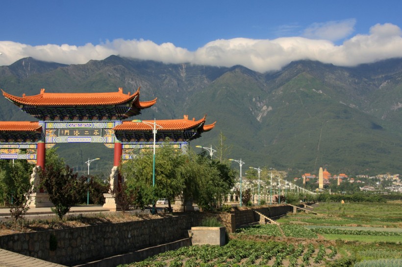 云南大理崇圣寺（三塔寺）风景图片(22张)