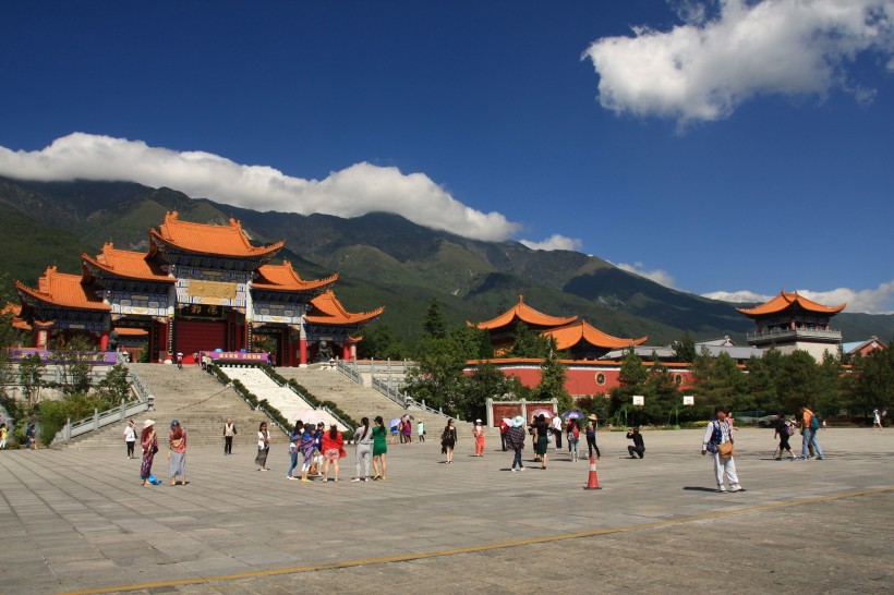 云南大理崇圣寺（三塔寺）风景图片(22张)