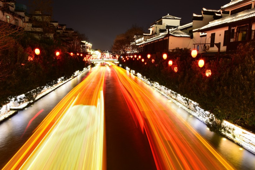 南京夫子庙夜景图片(11张)