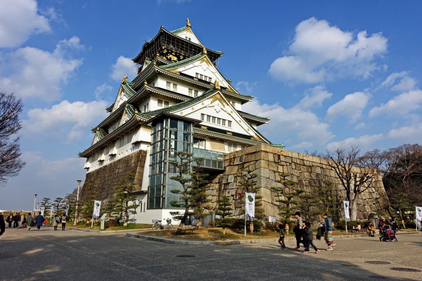 日本大阪石头城风景图片(23张)