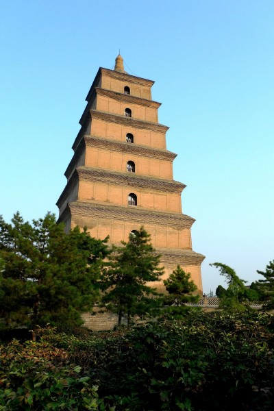 陕西西安大慈恩寺风景图片(10张)