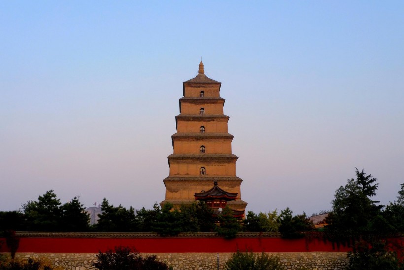 陕西西安大慈恩寺风景图片(10张)