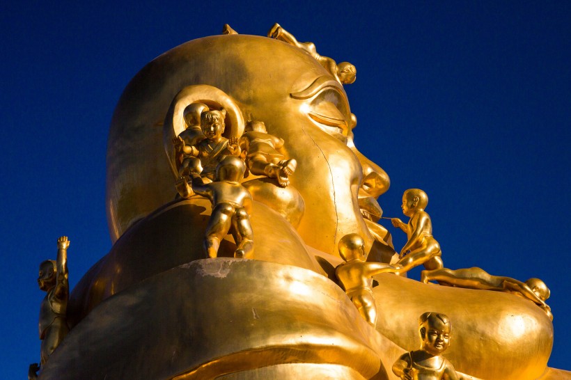 新疆红光山大佛寺风景图片(23张)
