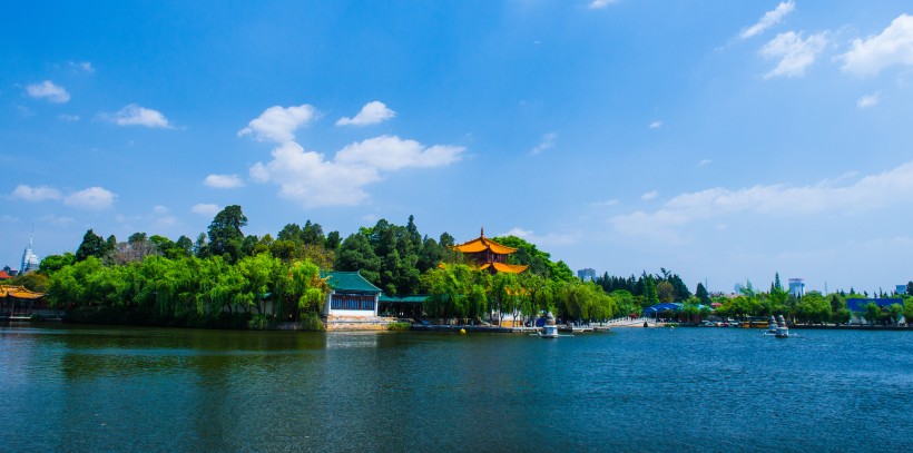 云南昆明大观楼风景图片(8张)