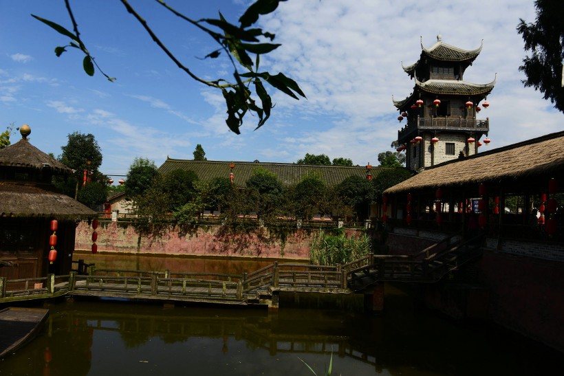 四川成都邛崃大梁酒庄（中国酒村）风景图片(17张)