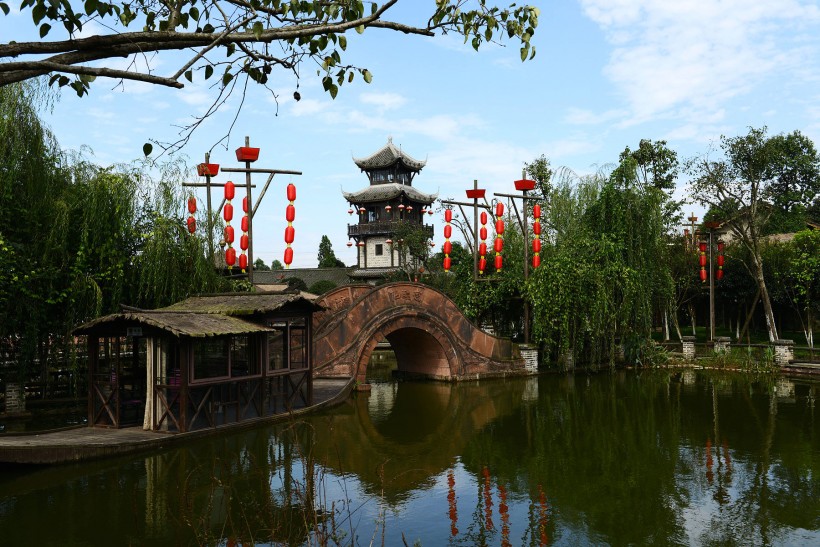 四川成都邛崃大梁酒庄（中国酒村）风景图片(17张)