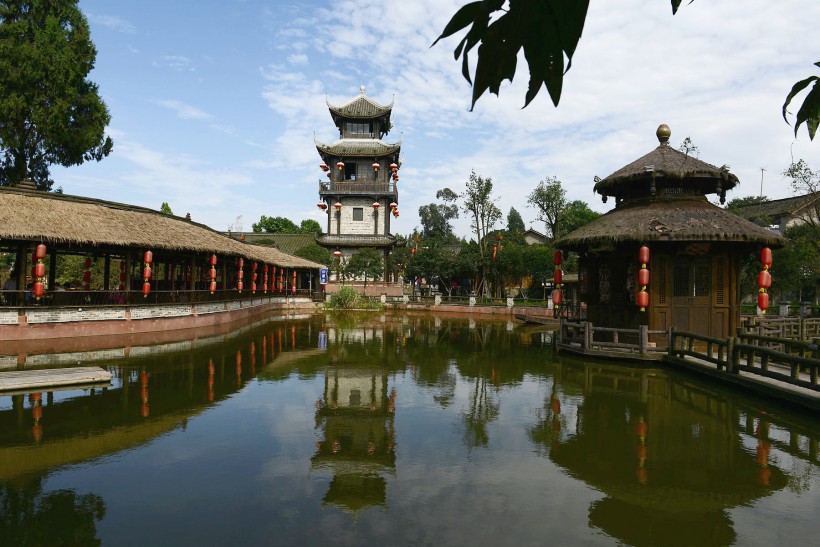 四川成都邛崃大梁酒庄（中国酒村）风景图片(17张)