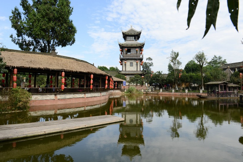 四川成都邛崃大梁酒庄（中国酒村）风景图片(17张)