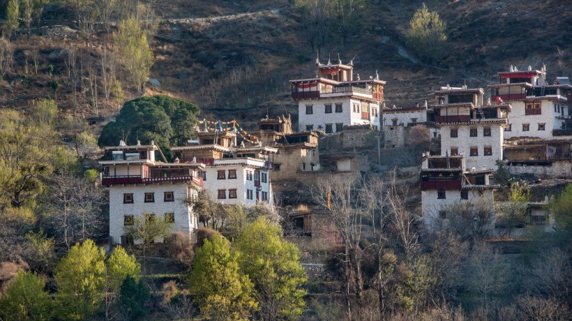 四川丹巴藏寨风景图片(8张)