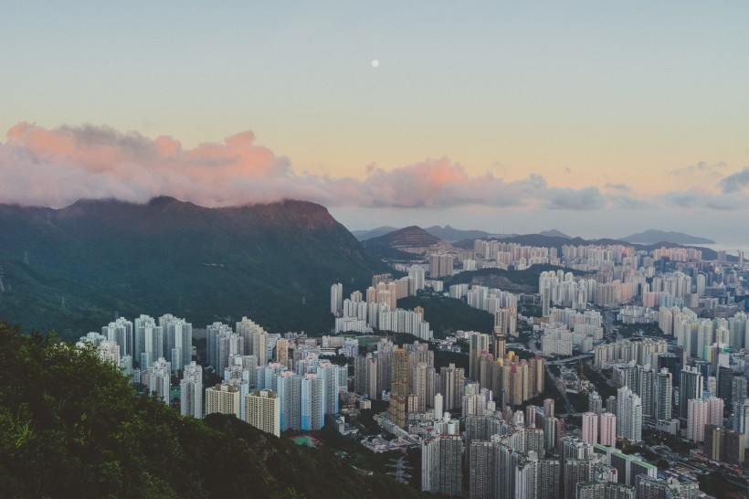 高楼大厦密集林立的香港图片(11张)