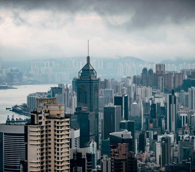 高楼大厦密集林立的香港图片(11张)