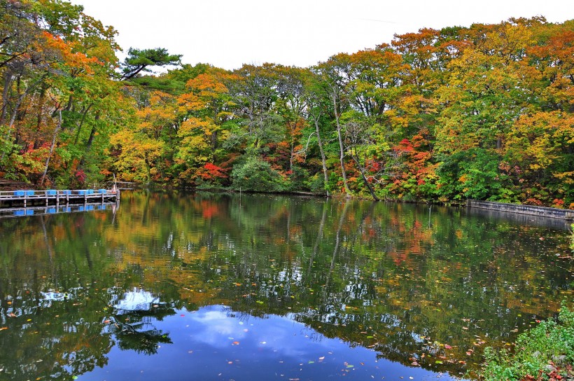 日本大沼国定公园风景图片(12张)